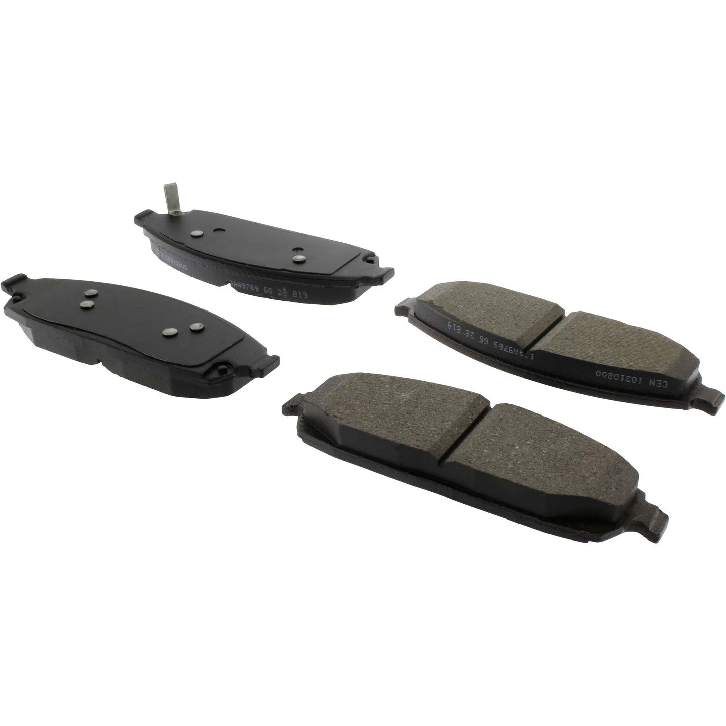 Centric Parts Disc Brake Pad Set Ceramic with Shims for Jeep Commander 2006-2010 Grand Cherokee 2005-2010 103.10800