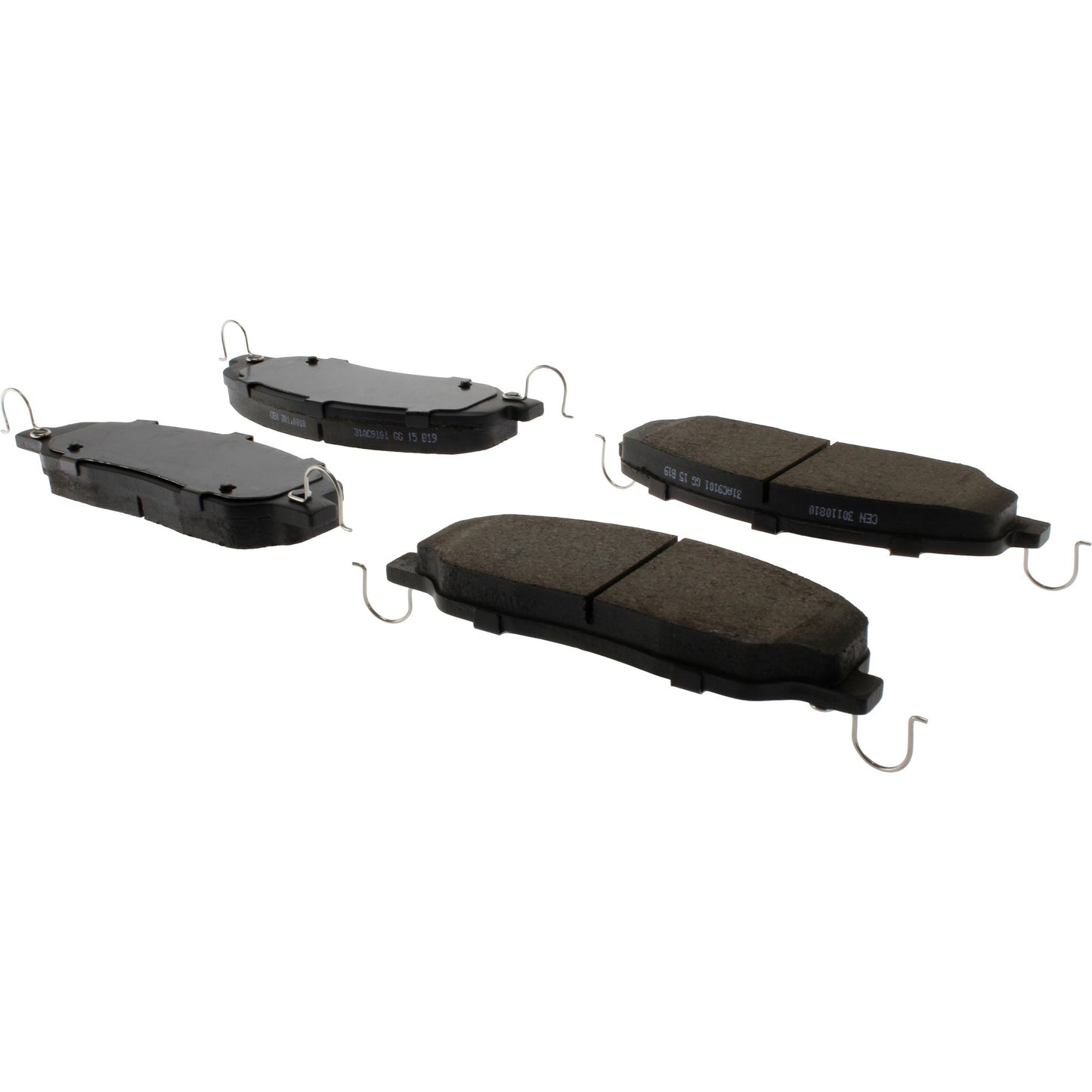 Centric Parts Disc Brake Pad Set C-Tek Ceramic with Shims for 2005-2010 Ford Mustang 103.10810