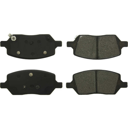 Centric Parts Disc Brake Pad Set C-Tek Ceramic with Shims for 2005-2009 Buick Terraza 103.10930