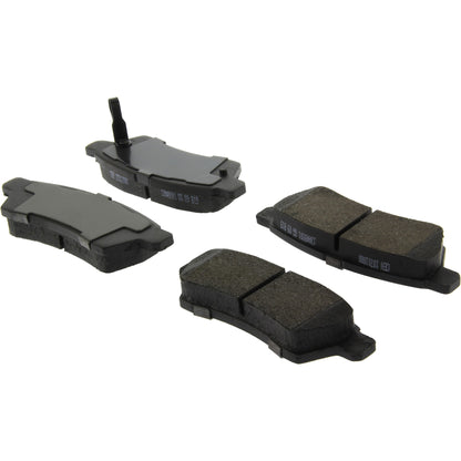 Centric Parts Disc Brake Pad Set C-Tek Ceramic with Shims for 2005-2019 Nissan Frontier, 2005-2015 Xterra, 2009-2012 Suzuki Equator 103.11000