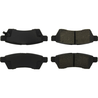 Centric Parts Disc Brake Pad Set C-Tek Ceramic with Shims for 2005-2019 Nissan Frontier, 2005-2015 Xterra, 2009-2012 Suzuki Equator 103.11000