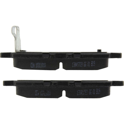 Centric Parts Disc Brake Pad Set C-Tek Ceramic with Shims for 2004-2012 Nissan Pathfinder 103.11010