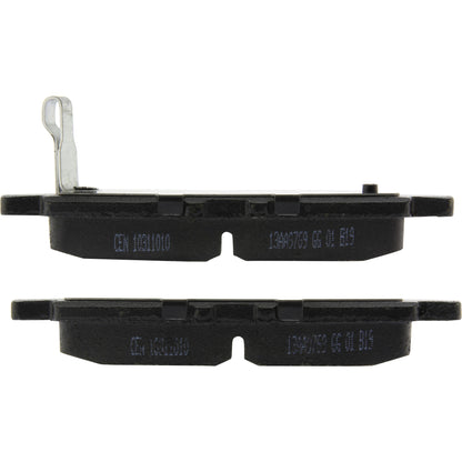 Centric Parts Disc Brake Pad Set C-Tek Ceramic with Shims for 2004-2012 Nissan Pathfinder 103.11010