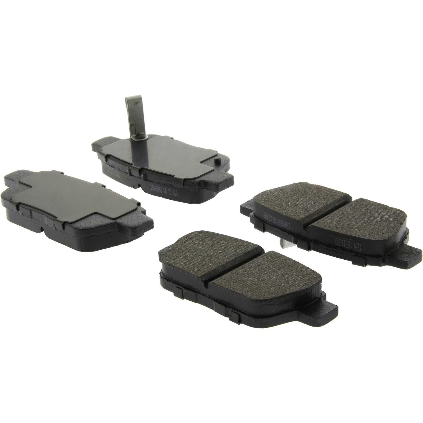 Centric Parts Disc Brake Pad Set C-Tek Ceramic with Shims for 2009-2014 Acura TL, 2006-2014 Honda Ridgeline 103.11030