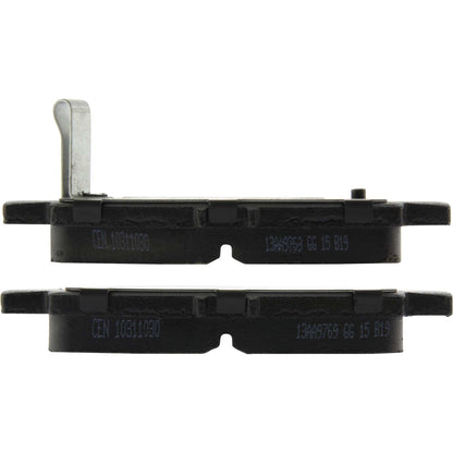 Centric Parts Disc Brake Pad Set C-Tek Ceramic with Shims for 2009-2014 Acura TL, 2006-2014 Honda Ridgeline 103.11030
