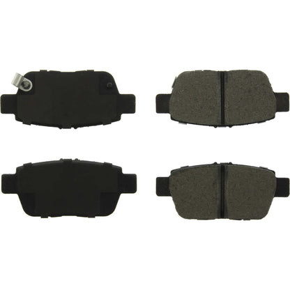 Centric Parts Disc Brake Pad Set C-Tek Ceramic with Shims for 2009-2014 Acura TL, 2006-2014 Honda Ridgeline 103.11030