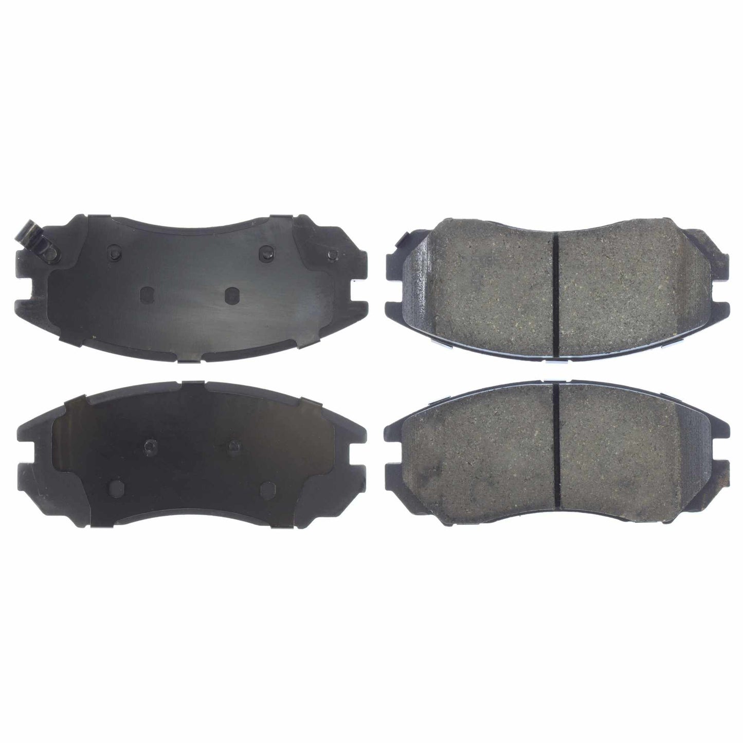 Centric Parts Disc Brake Pad Set C-Tek Ceramic with Shims for 2004-2008 Hyundai Tiburon 103.11040