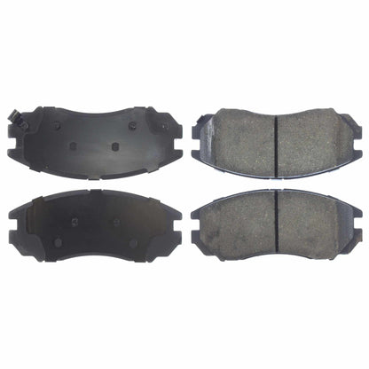 Centric Parts Disc Brake Pad Set C-Tek Ceramic with Shims for 2004-2008 Hyundai Tiburon 103.11040