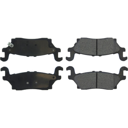 Centric Parts Disc Brake Pad Set Ceramic with Shims for 2006-2010 Hummer H3, 2009-2010 H3T 103.11200
