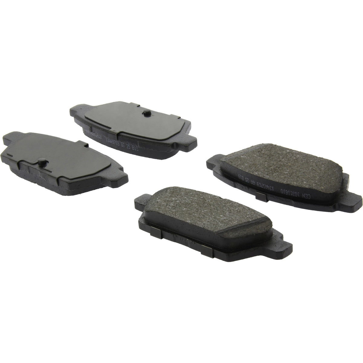 Centric Parts Disc Brake Pad Set Ceramic with Shims for 2006-2012 Ford Fusion, Lincoln MKZ, Mazda 6, Mercury Milan 103.11610