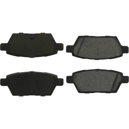 Centric Parts Disc Brake Pad Set Ceramic with Shims for 2006-2012 Ford Fusion, Lincoln MKZ, Mazda 6, Mercury Milan 103.11610