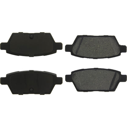 Centric Parts Disc Brake Pad Set Ceramic with Shims for 2006-2012 Ford Fusion, Lincoln MKZ, Mazda 6, Mercury Milan 103.11610