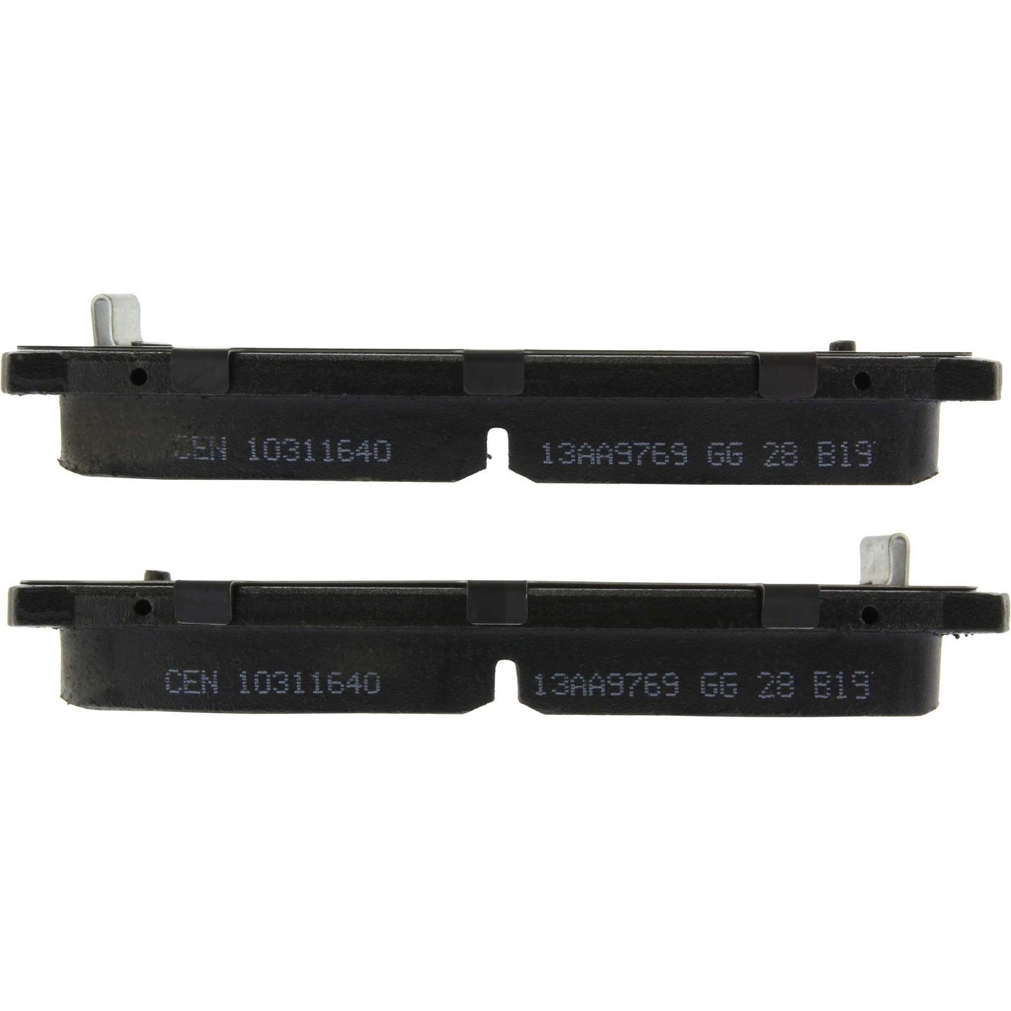 Centric Parts Disc Brake Pad Set Ceramic with Shims for 2006-2012 Ford Fusion, Lincoln MKZ, Mazda 6, Mercury Milan, Zephyr 103.11640
