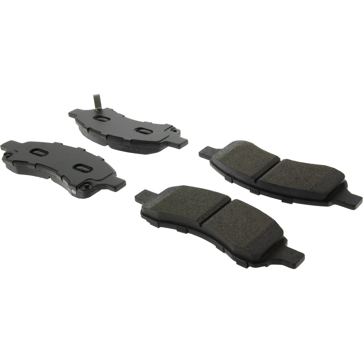 Centric Parts Disc Brake Pad Set C-Tek Ceramic with Shims for 2008-2017 Buick Enclave, 2009-2017 Chevrolet Traverse, 2007-2017 GMC Acadia, 2010-2017 Saturn Outlook