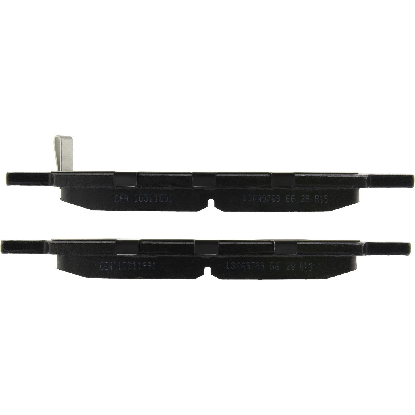 Centric Parts Disc Brake Pad Set C-Tek Ceramic with Shims for 2008-2017 Buick Enclave, 2009-2017 Chevrolet Traverse, 2007-2017 GMC Acadia, 2010-2017 Saturn Outlook