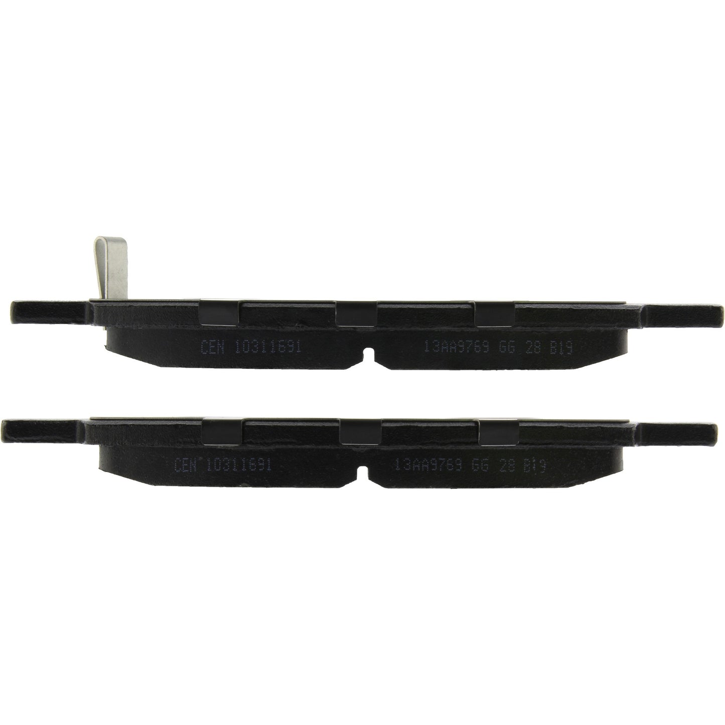 Centric Parts Disc Brake Pad Set C-Tek Ceramic with Shims for 2008-2017 Buick Enclave, 2009-2017 Chevrolet Traverse, 2007-2017 GMC Acadia, 2010-2017 Saturn Outlook