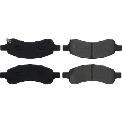 Centric Parts Disc Brake Pad Set C-Tek Ceramic with Shims for 2008-2017 Buick Enclave, 2009-2017 Chevrolet Traverse, 2007-2017 GMC Acadia, 2010-2017 Saturn Outlook