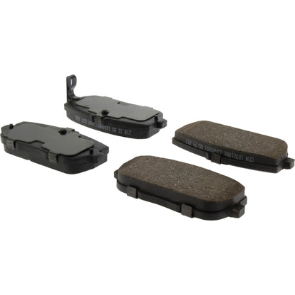 Centric Parts Disc Brake Pad Set Ceramic with Shims for 2017-2020 Fiat 124 Spider, 2006-2008 Mazda MX-5 Miata 103.11800