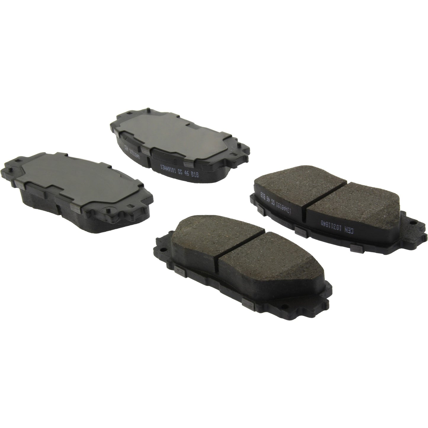 Centric Parts Disc Brake Pad Set Ceramic with Shims for 2013 Scion iQ, Toyota Yaris 2006-2018 103.11840