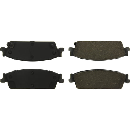 Centric Parts Disc Brake Pad Set C-Tek Ceramic with Shims for 2007-2014 Cadillac Escalade & Related Models 103.11940