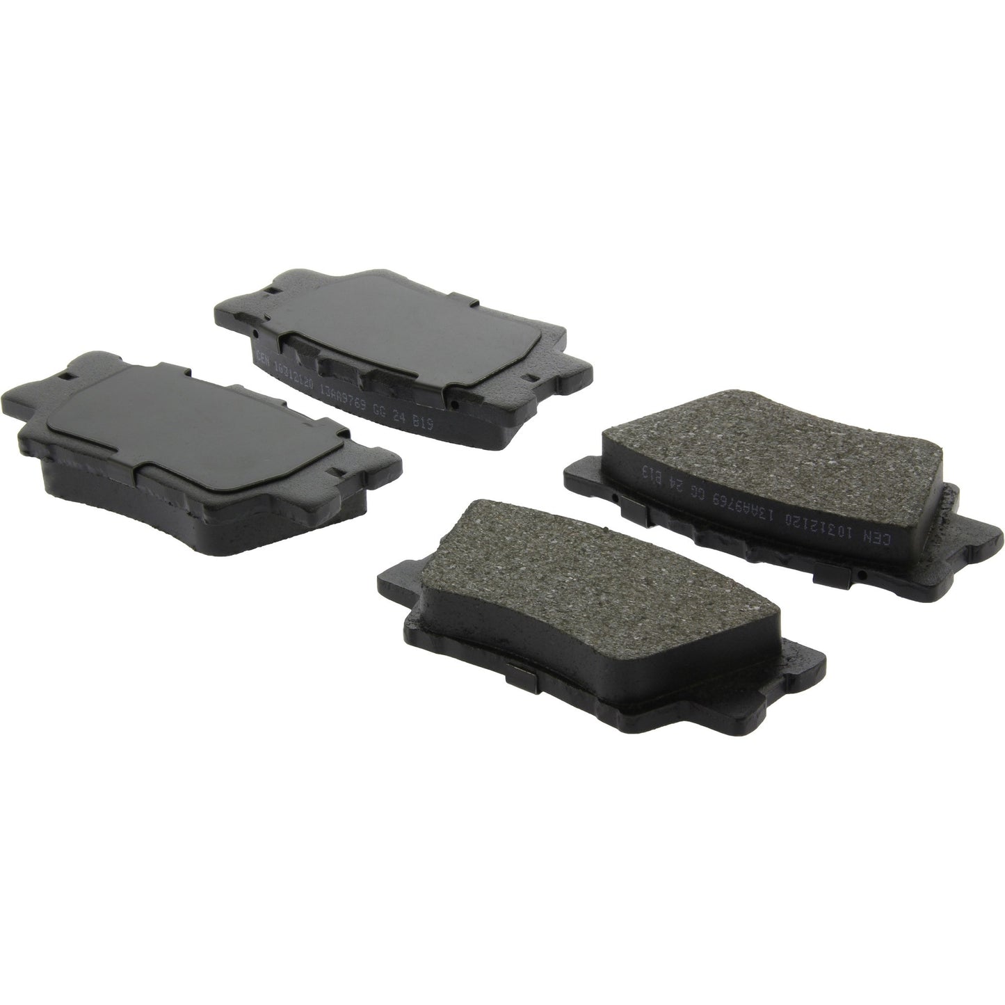 Centric Parts Disc Brake Pad Set C-Tek Ceramic with Shims for 2018-2007 Lexus ES300h/ES350, 2018-2008 Toyota Avalon, 2020-2007 Camry, 2018-2006 RAV4