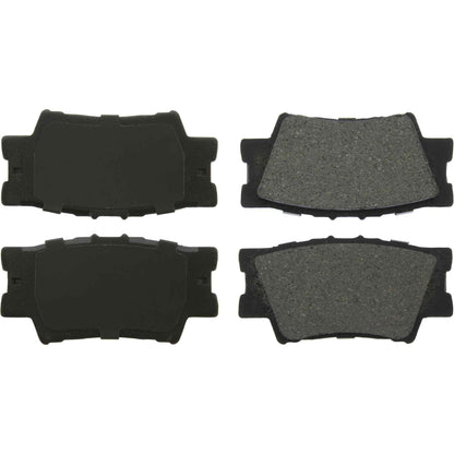 Centric Parts Disc Brake Pad Set C-Tek Ceramic with Shims for 2018-2007 Lexus ES300h/ES350, 2018-2008 Toyota Avalon, 2020-2007 Camry, 2018-2006 RAV4