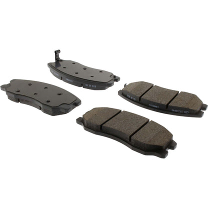Centric Parts Disc Brake Pad Set C-Tek Ceramic with Shims for 2008-2010 Chevrolet Captiva Sport 103.12640