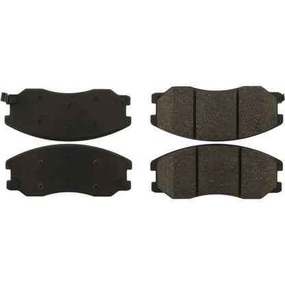 Centric Parts Disc Brake Pad Set C-Tek Ceramic with Shims for 2008-2010 Chevrolet Captiva Sport 103.12640