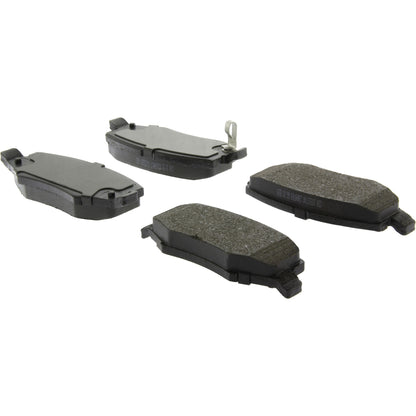 Centric Parts Disc Brake Pad Set C‑Tek Ceramic with Shims for Dodge Nitro 2007‑2011 Jeep Liberty 2008‑2012 Wrangler 2007‑2017 103.12740