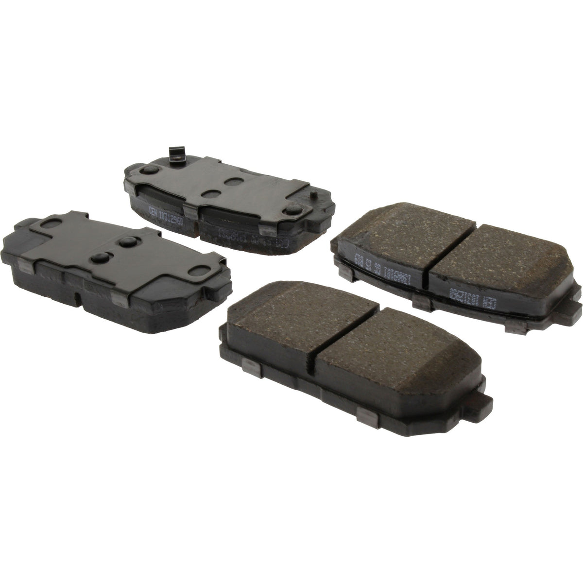 Centric Parts Disc Brake Pad Set C-Tek Ceramic with Shims for 2007-2012 Kia Rondo 103.12960