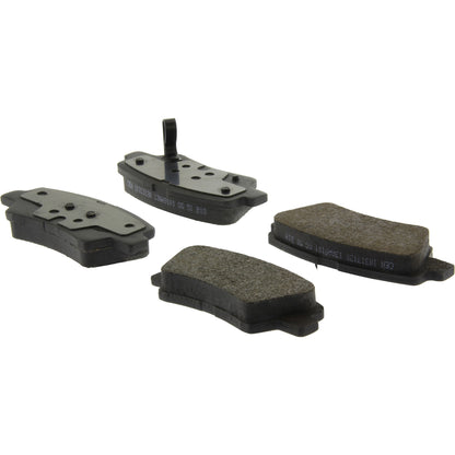 Centric Parts Disc Brake Pad Set C-Tek Ceramic with Shims for 2007-2013 Hyundai Kia 103.13130