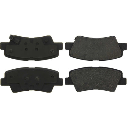 Centric Parts Disc Brake Pad Set C-Tek Ceramic with Shims for 2007-2013 Hyundai Kia 103.13130
