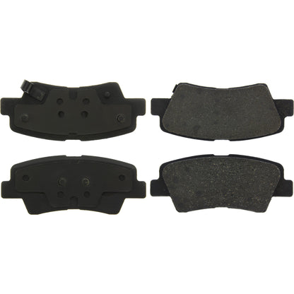 Centric Parts Disc Brake Pad Set C-Tek Ceramic with Shims for 2007-2013 Hyundai Kia 103.13130