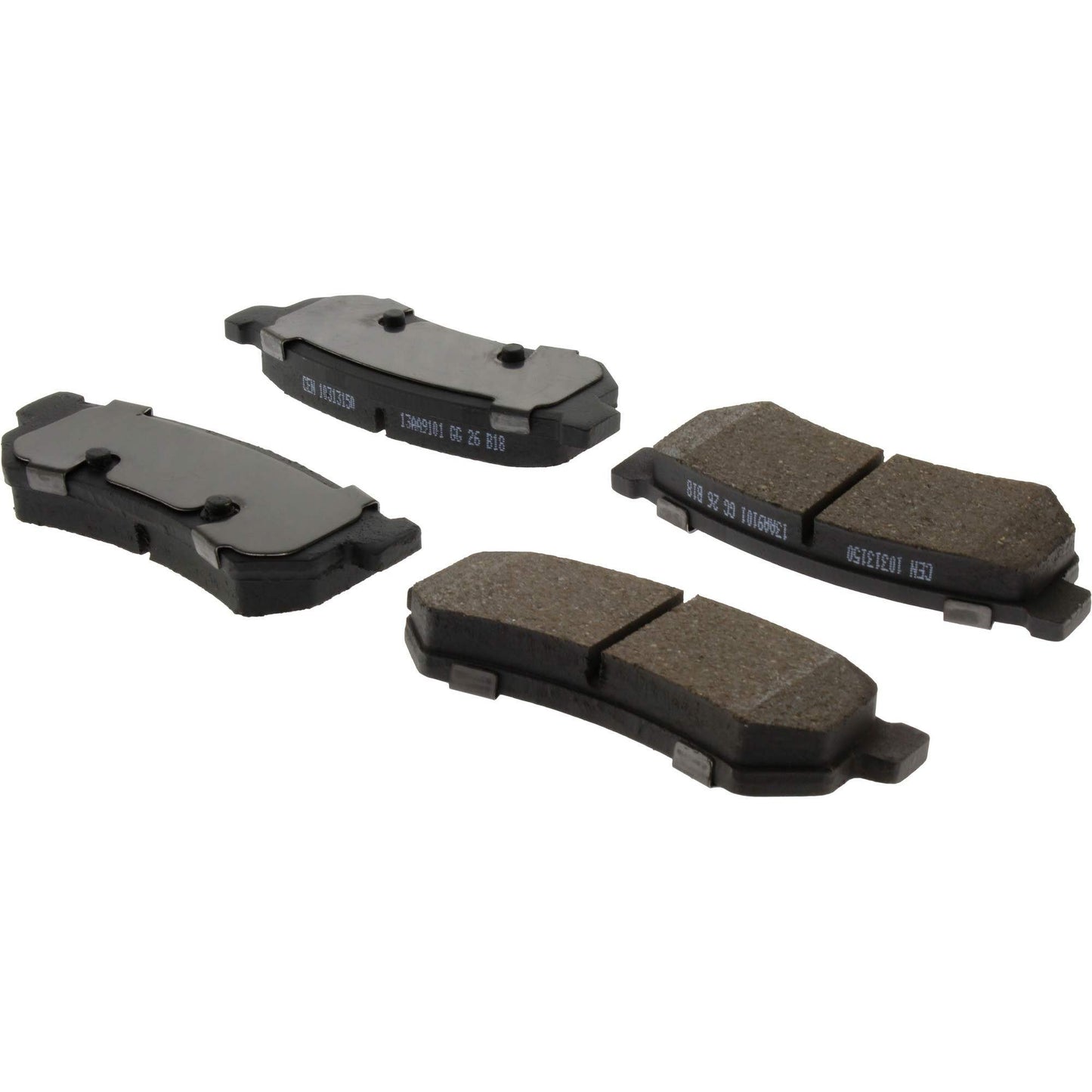 Centric Parts Disc Brake Pad Set Ceramic with Shims for 2007-2010 Chevrolet Optra, 2007-2008 Suzuki Forenza, 2007-2008 Reno 103.13150