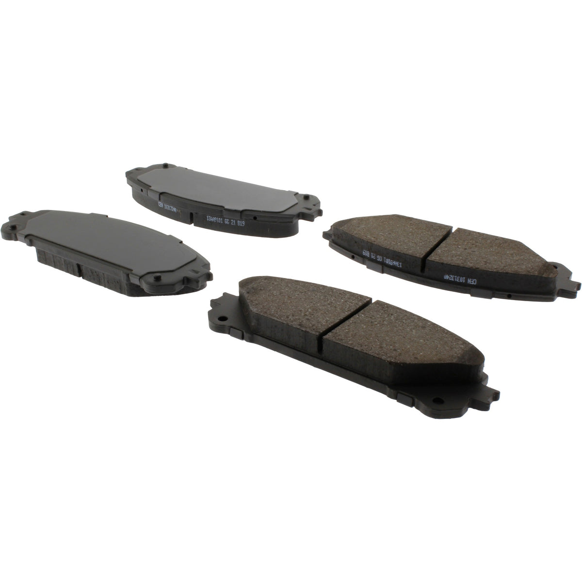 Centric Parts Disc Brake Pad Set C-Tek Ceramic with Shims for 2015-2022 Lexus NX/RX350 and Toyota Highlander 103.13240