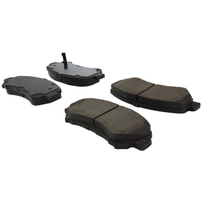 Centric Parts Disc Brake Pad Set Ceramic with Shims for Nissan Rogue 2008-2013 Sentra 2007-2008 X-Trail 2008-2016 Suzuki Kizashi 2010-2016 103.13380