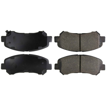 Centric Parts Disc Brake Pad Set Ceramic with Shims for Nissan Rogue 2008-2013 Sentra 2007-2008 X-Trail 2008-2016 Suzuki Kizashi 2010-2016 103.13380