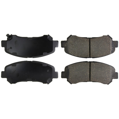 Centric Parts Disc Brake Pad Set Ceramic with Shims for Nissan Rogue 2008-2013 Sentra 2007-2008 X-Trail 2008-2016 Suzuki Kizashi 2010-2016 103.13380