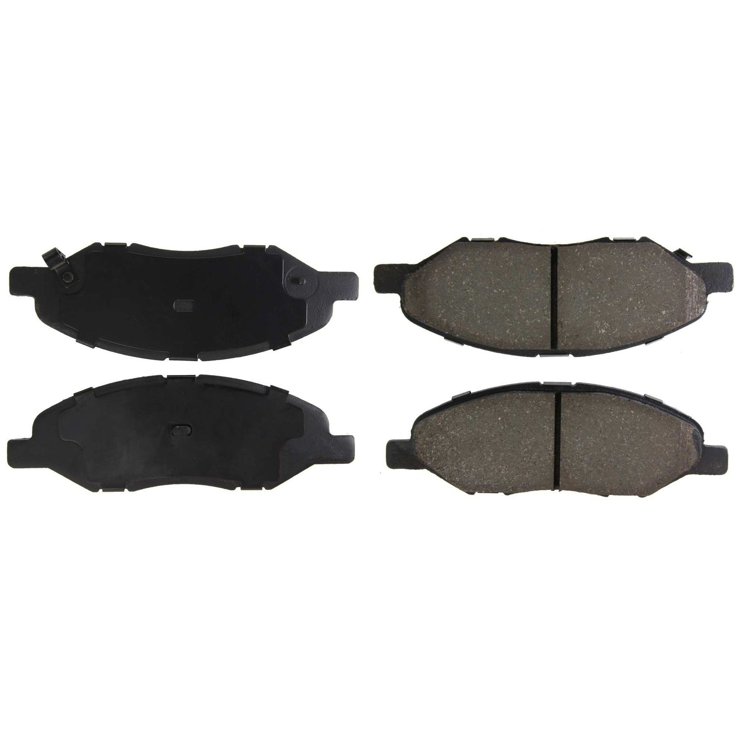 Centric Parts Disc Brake Pad Set C‑Tek Ceramic with Shims for 2007-2017 Nissan Tiida, 2009-2011 Versa 103.13450