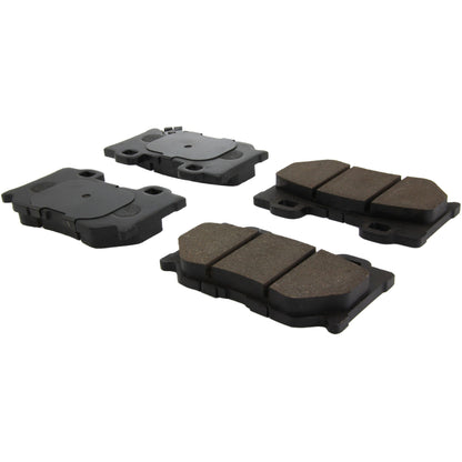 Centric Parts Disc Brake Pad Set Ceramic with Shims for 2009-2023 Infiniti FX50 G37 M35h M37 M56 Q50 Q60 Q70 Q70L QX70 Nissan 350Z 370Z Z 103.13470