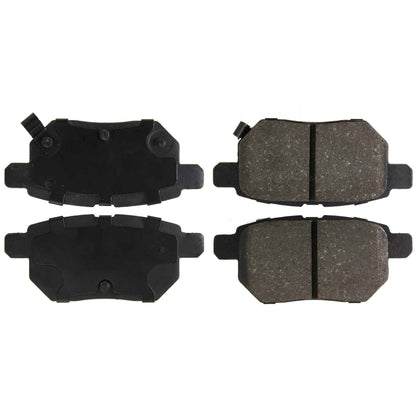 Centric Parts Disc Brake Pad Set C-Tek Ceramic with Shims for 2009-2010 Pontiac Vibe 103.13540