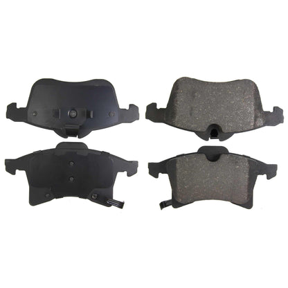 Centric Parts Disc Brake Pad Set C-Tek Ceramic with Shims for 2000-2008 Chevrolet Astra, 2007-2008 Meriva, 2020-2022 Mercedes-Benz Metris
