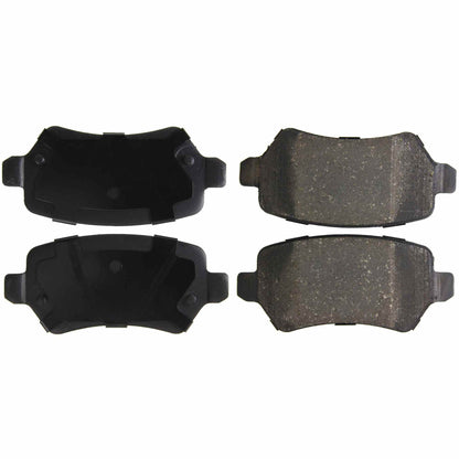Centric Parts Disc Brake Pad Set C-Tek Ceramic with Shims for 2000-2009 Chevrolet Astra Meriva Zafira Saturn Astra 103.13620