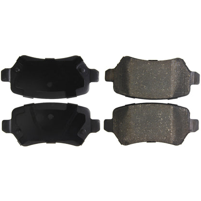 Centric Parts Disc Brake Pad Set C-Tek Ceramic with Shims for 2000-2009 Chevrolet Astra Meriva Zafira Saturn Astra 103.13620