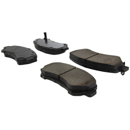 Centric Parts Disc Brake Pad Set C-Tek Ceramic with Shims for 2014-2017 Nissan Juke, 2009-2018 Maxima, 2009-2012 Sentra 103.13740