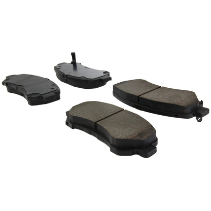 Centric Parts Disc Brake Pad Set C-Tek Ceramic with Shims for 2014-2017 Nissan Juke, 2009-2018 Maxima, 2009-2012 Sentra 103.13740
