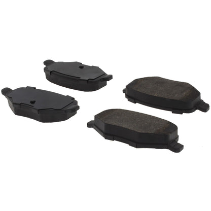Centric Parts Disc Brake Pad Set C-Tek Ceramic Brake Pads with Shims for Ford Edge 2014-2011 Explorer 2019-2011 Flex 2019-2009 103.13770