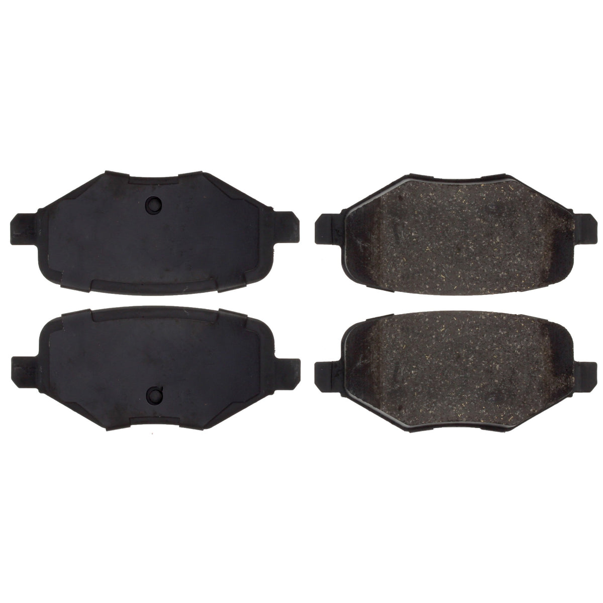 Centric Parts Disc Brake Pad Set C-Tek Ceramic Brake Pads with Shims for Ford Edge 2014-2011 Explorer 2019-2011 Flex 2019-2009 103.13770