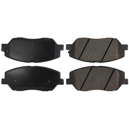 Centric Parts Disc Brake Pad Set C-Tek Ceramic with Shims for 2009-2011 Kia Borrego 103.13850
