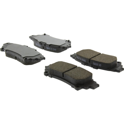 Centric Parts Disc Brake Pad Set C-Tek Ceramic with Shims for 2010-2015 Lexus RX350/RX450h, 2014-2019 Toyota Highlander 103.13910